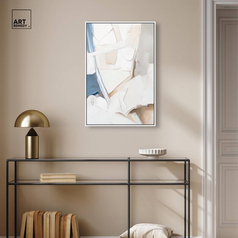 Bone and Beige I Canvas by Art Remedy