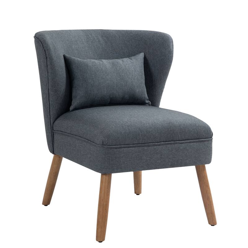 2 Set Modern Armless Accent Chair