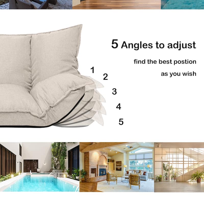 Cute Lazy Sofa Futons Sets Folding Sofa Bed Adjustable Sofa TV Floor Couch