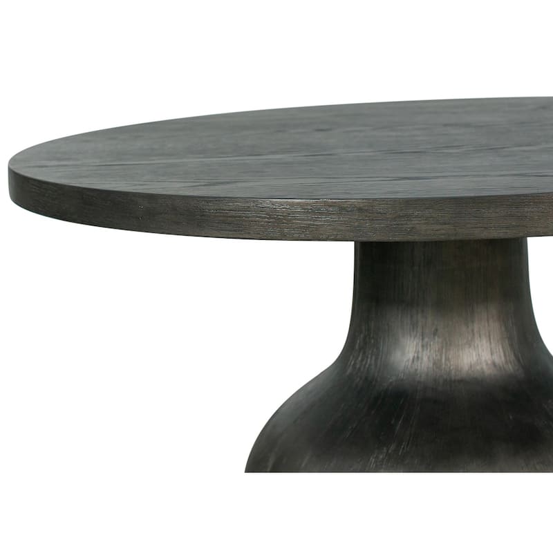 Magnussen Home Bosley Coffee Bean Round Cocktail Table - 38''W x 38''D x 18''H