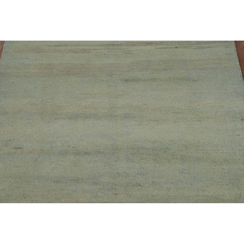 Gabbeh Modern Rug Handmade Wool Carpet - 4'1"x 5'8"