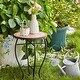 preview thumbnail 4 of 68, Indoor/Outdoor Turkish Mosaic Tile Side Table and Plant Stand