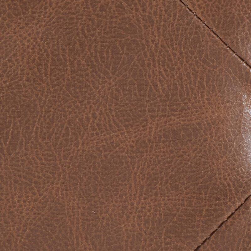 Carbon Loft Hofstetler Armless Accent Chair - Walnut Faux Leather FABRIC SAMPLE - 6" x 6"
