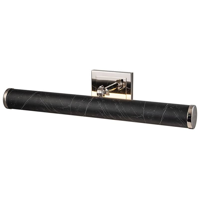 Coates Large Picture Light in Black Marble - 4"h x 26"w x 7"d