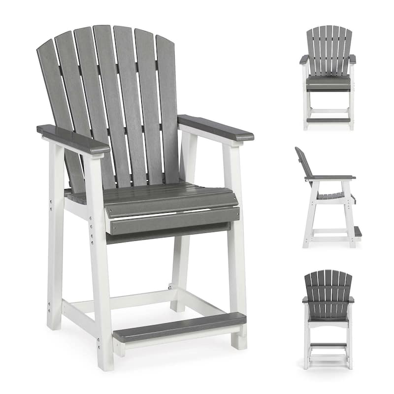 Signature Design by Ashley Eisely Outdoor Counter Height Bar Stool (Set of 2)