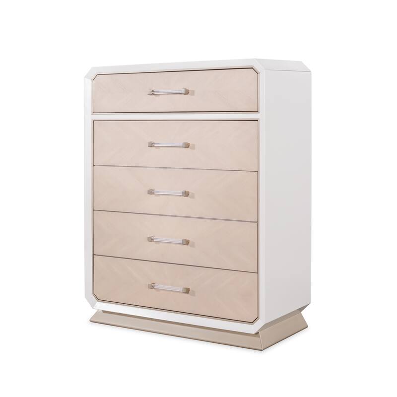 Dior White/Champagne Bedroom Set