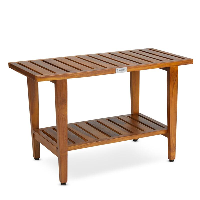 TeakCraft The LIV, Teak Shower Bench 30 inch