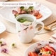 preview thumbnail 5 of 9, VEWEET Annie Porcelain Elegant Dinnerware Set