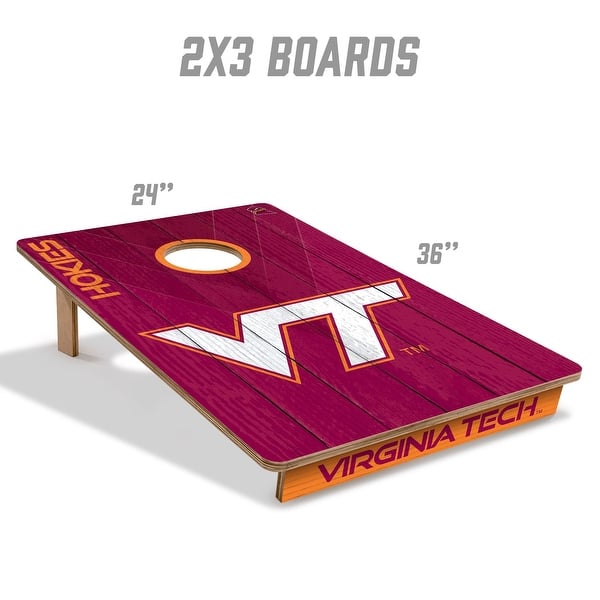 Virginia Tech Hokies NCAA Tailgate Cornhole Board Set