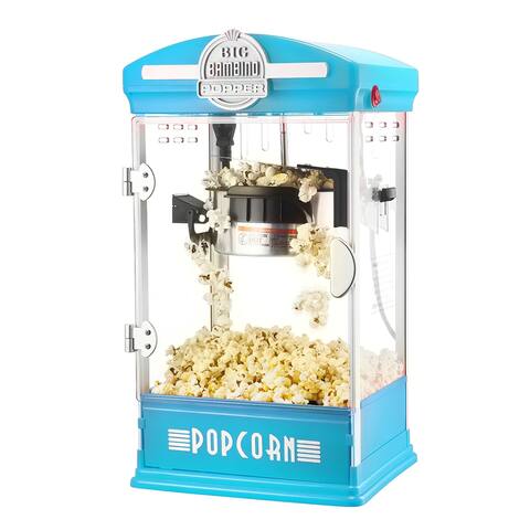 Popcorn Machine - Big Bambino Old Fashioned Popcorn Maker by Great Northern Popcorn (Blue)