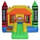 preview thumbnail 2 of 2, Mini-Crayon Bounce House by Cloud 9