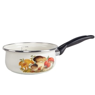 STP Goods Mushrooms Enameled Saucepan