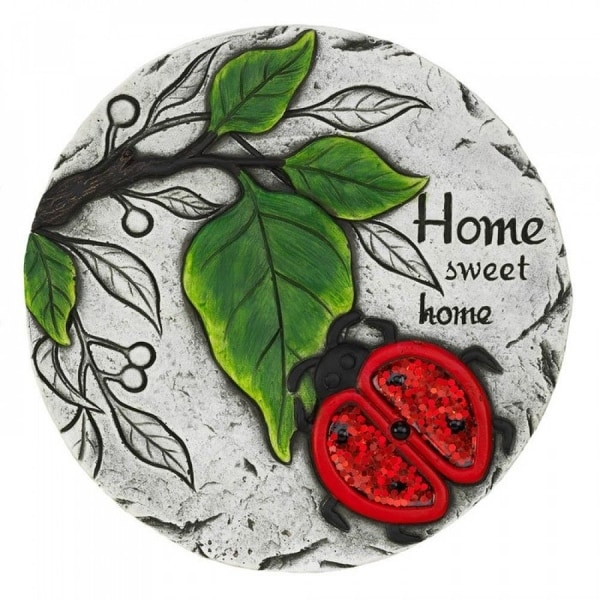 Home Sweet Home Lady Bug Stepping Stone