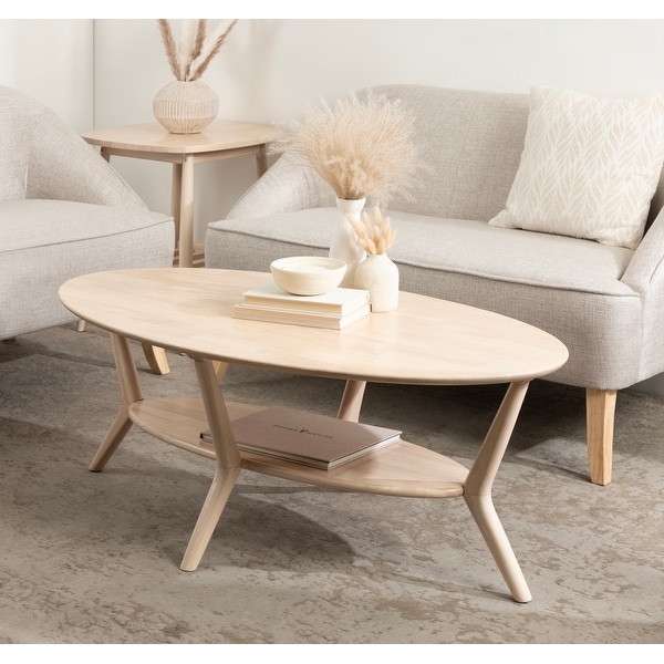 Kate and Laurel Nylah Oval Coffee Table - On Sale - Bed Bath