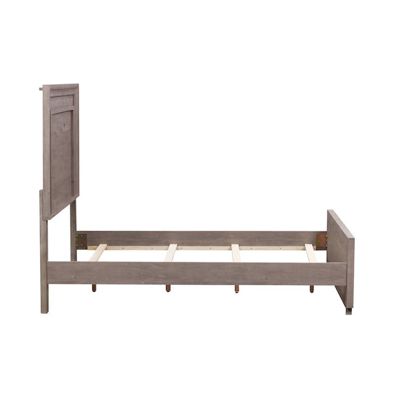 Horizons Graystone Full Size Panel Bed