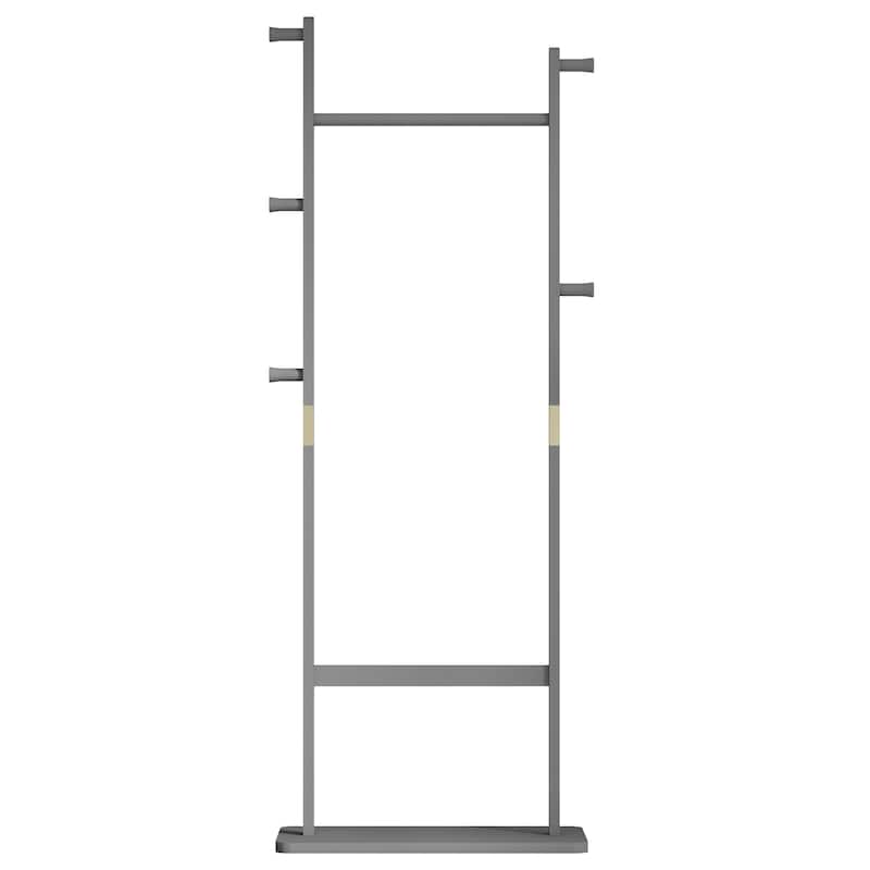 64"H Wood Coat Racks