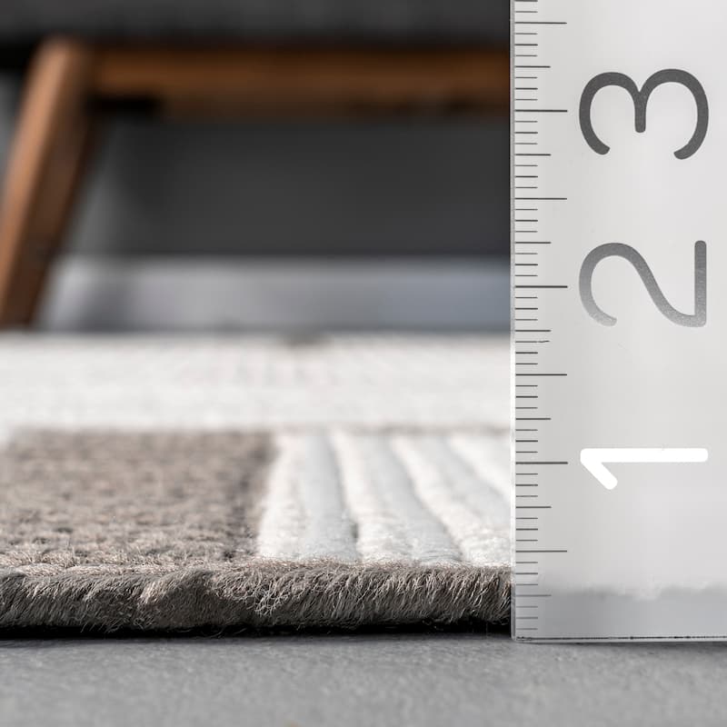 Nuloom Jolynn Modern Braided Shapes Indoor/Outdoor Area Rug