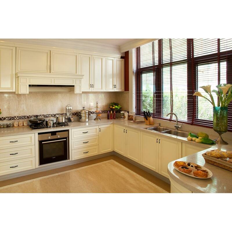 Utopia Alley Whitton Pull Handle - Decorative Cabinet Pewter Drop Pull Handles, 3.8" Center to Center