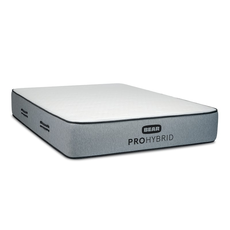 Bear Pro Hybrid Mattress with Cloud Pillow Top and 2 Free Pillows