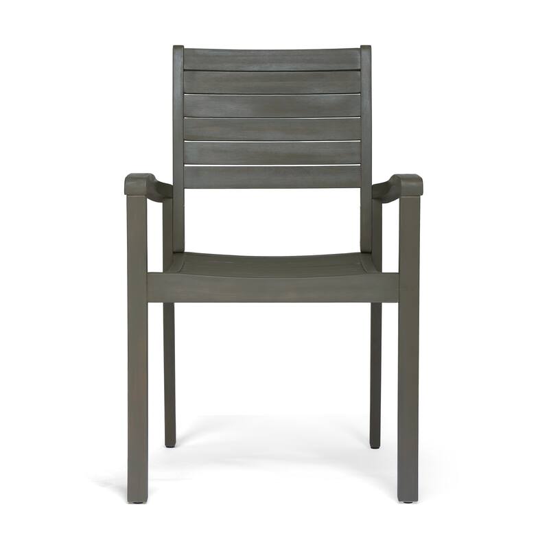 Outdoor Dining Chairs with Stackable Design