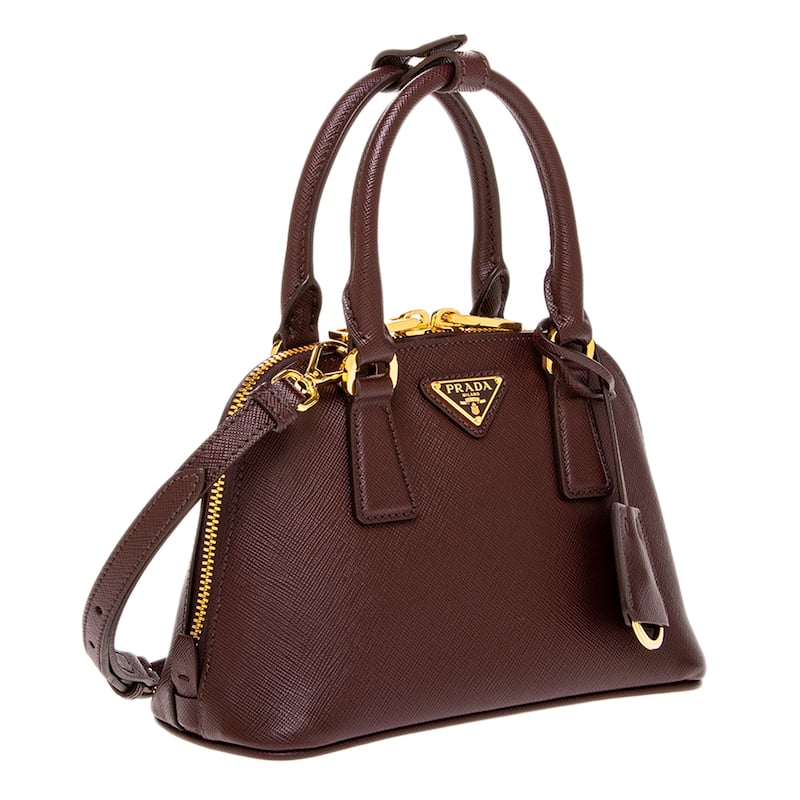 Prada Promenade Mini Saffiano Leather Bag