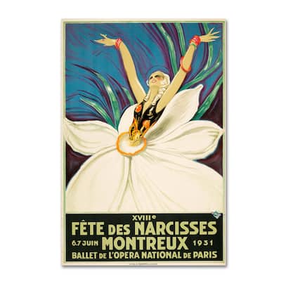 Vintage Apple Collection 'Paris Ballet' Canvas Art