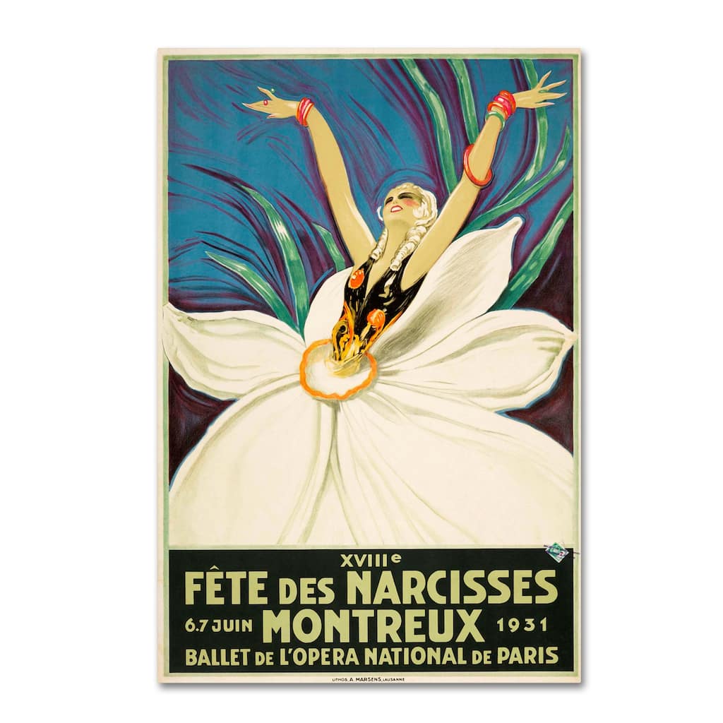 Vintage Apple Collection 'Paris Ballet' Canvas Art
