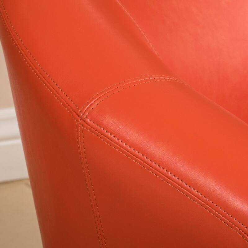 Napoli Transitional Bonded Leather Club Chair by Christopher Knight Home