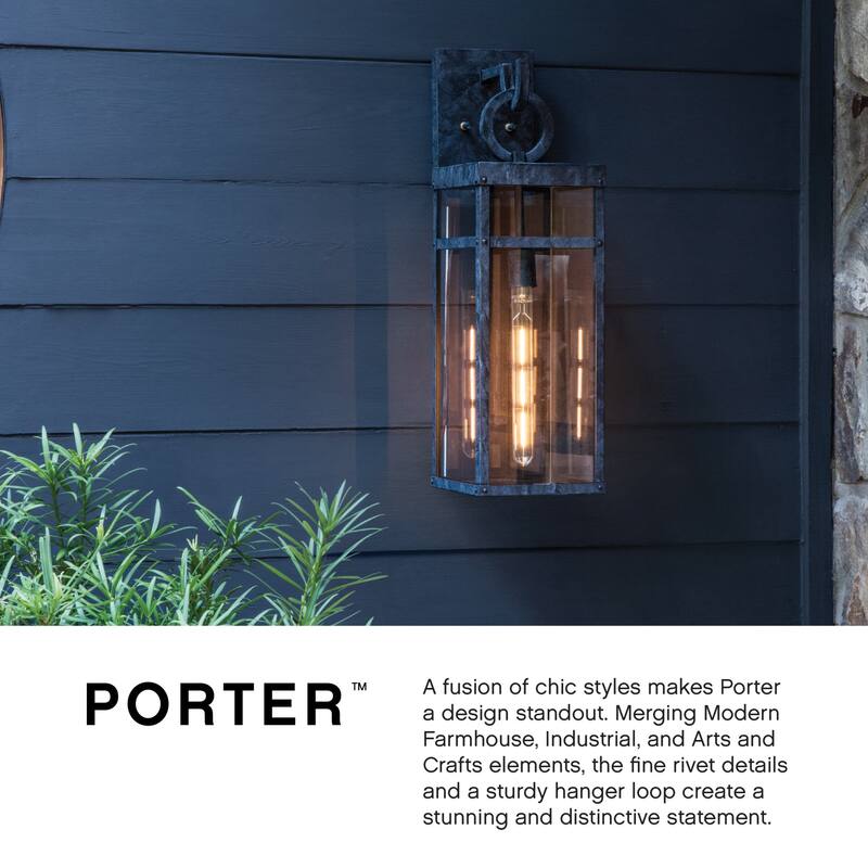 Hinkley Lighting Porter 1 Light 18.5" Tall Open Air Outdoor Wall