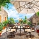 preview thumbnail 15 of 14, Outdoor 5/7-piece Patio Metal Dining Set