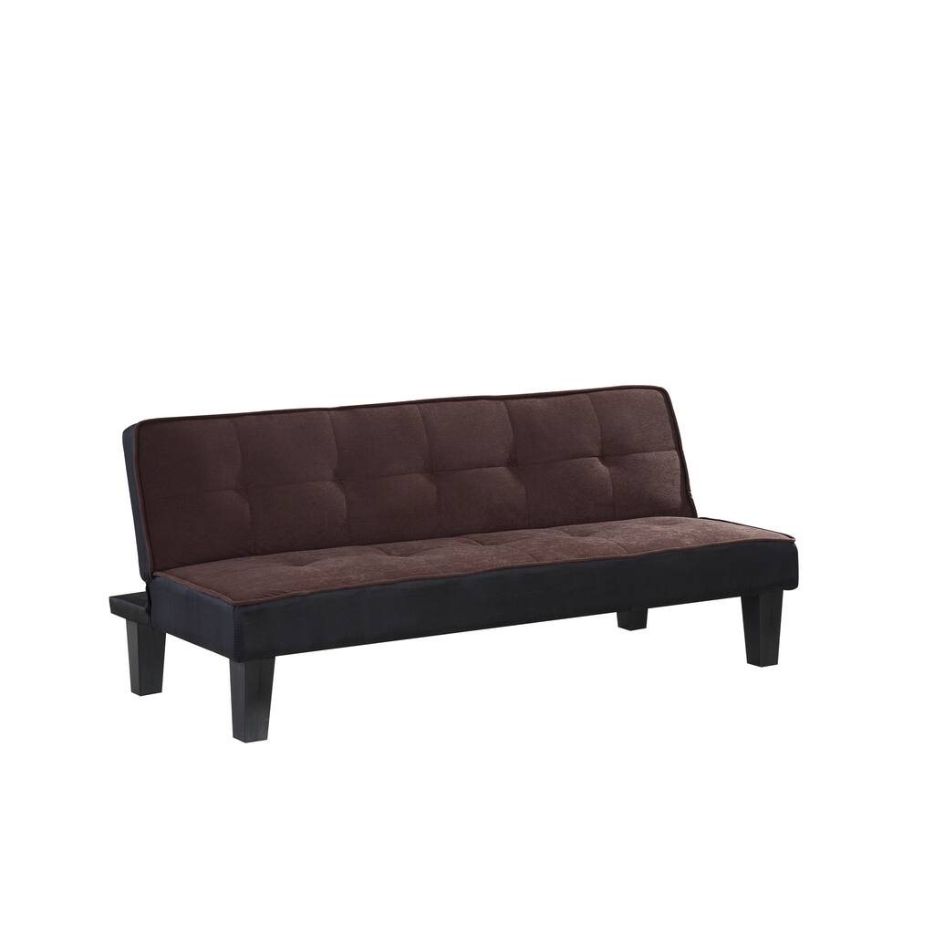 Hamar Chocolate Finish Adjustable Sofa