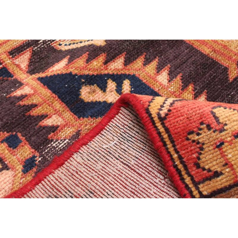 ECARPETGALLERY Hand-knotted Andelz Dark Brown Wool Rug - 4'2 x 6'11