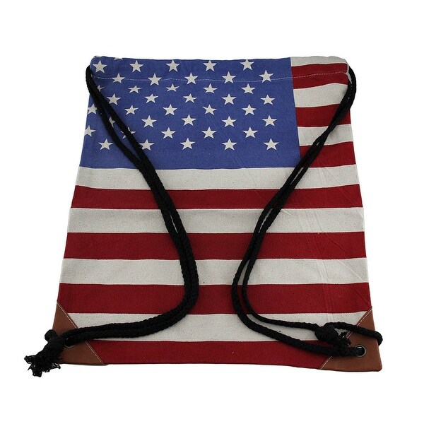 printed drawstring backpack