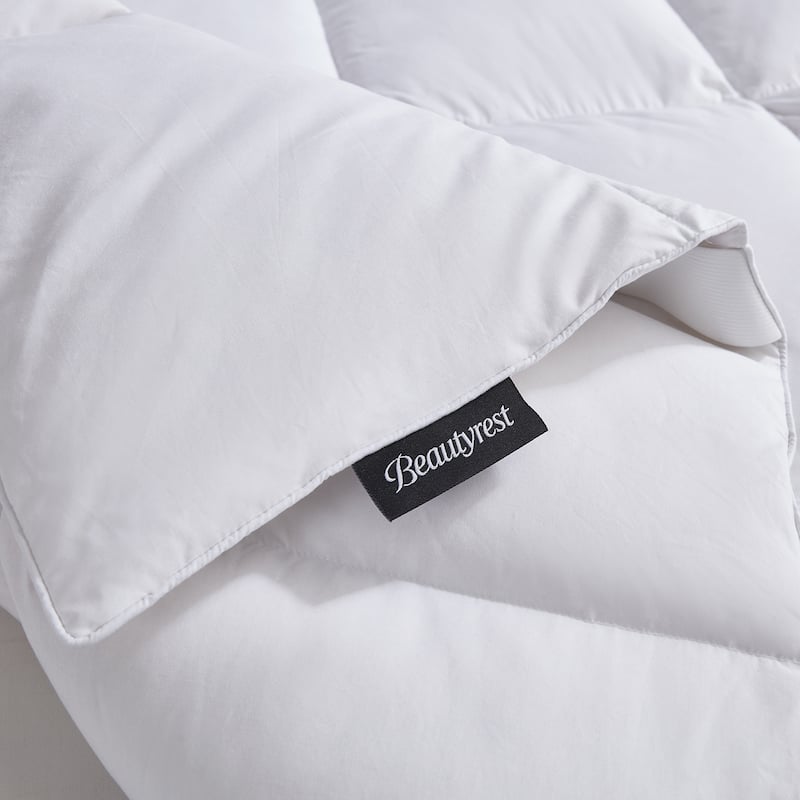 Beautyrest Tencel White Feather & Down Fiber Mattress Topper