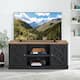 54" Faux Raw Wood TV Stand for 60" TVs - 54" in Width