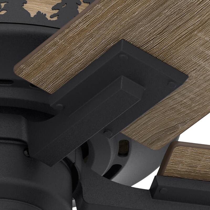 Hunter 52" Mt. Vista Ceiling Fan with LED Light and Pull Chain - Natural Iron