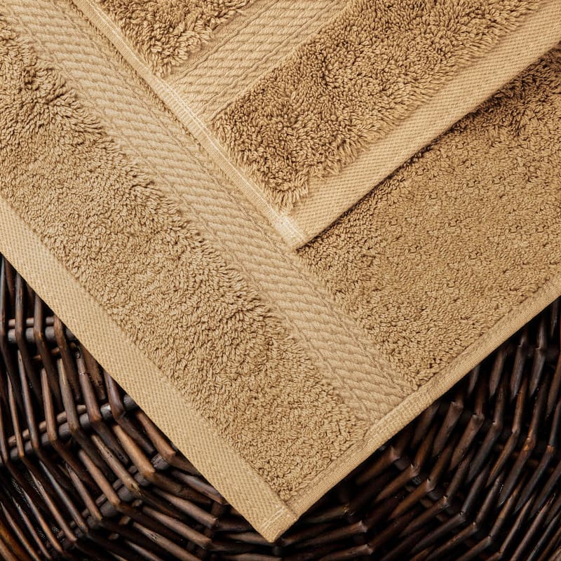 Superior Egyptian Cotton Pile Heavyweight Bath Towel Set of 2