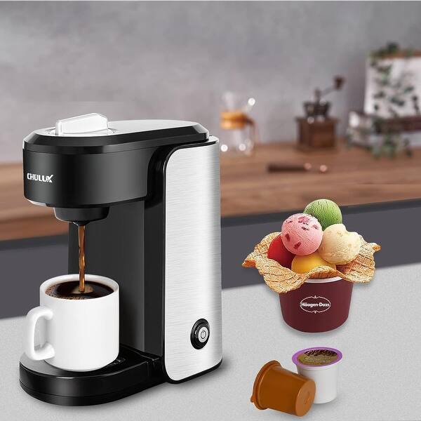 Single Serve Coffee Maker,One Button Operation with Auto Shut-Off for Coffee  and Tea with 5 to 12 Ounce - Bed Bath & Beyond - 40486048