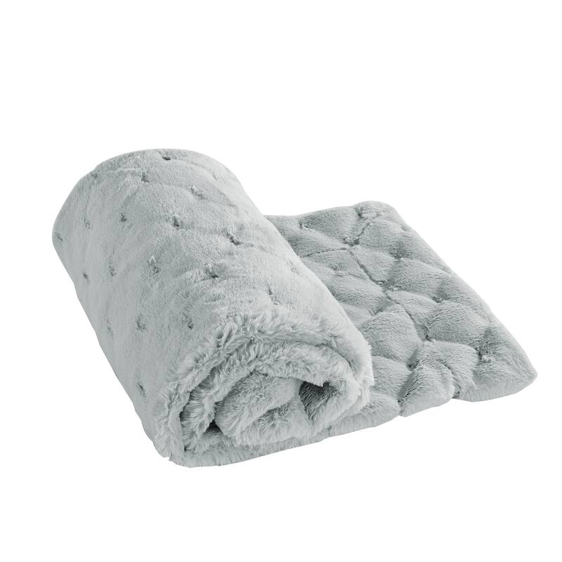 Jacquard Fauxfur Throw