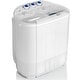 preview thumbnail 1 of 8, Deco Gear 13LB Portable Compact Twin Tub Washing Machine with Spin Dry