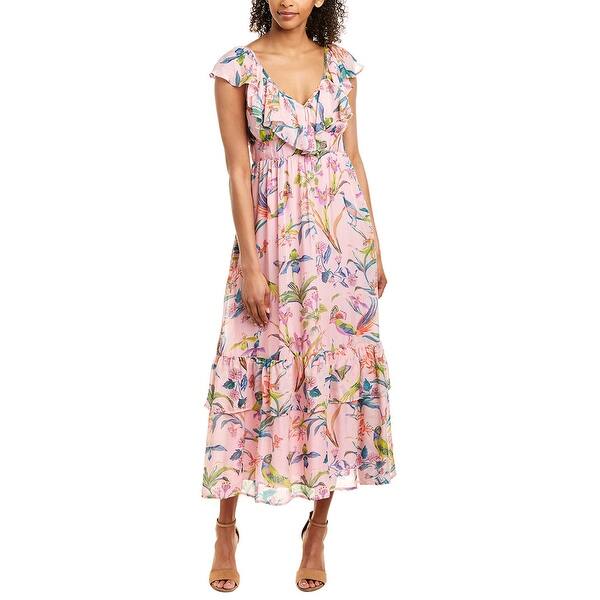 Shop Banjanan Marina Silk Maxi Dress Overstock 30552470