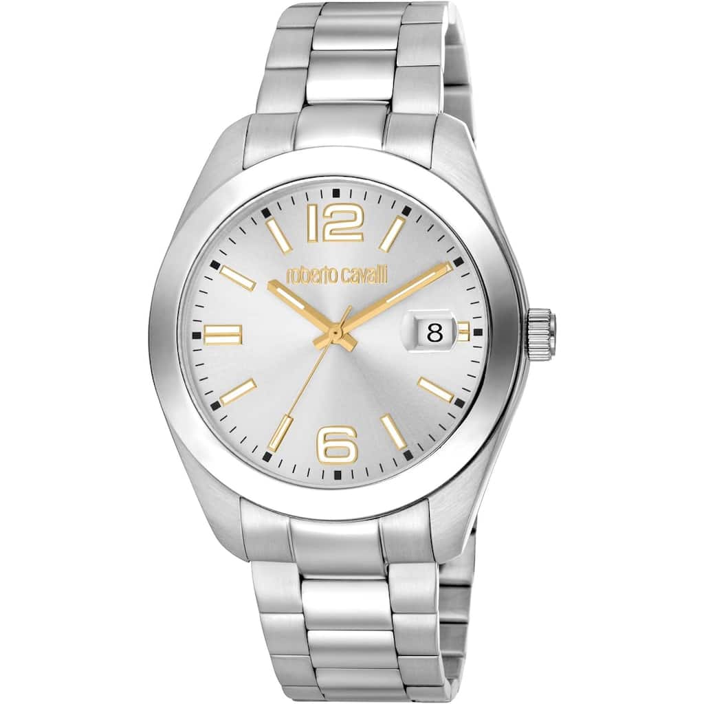 Roberto Cavalli Men's Classic Silver Dial Watch - RC5G051M0015 - One Size