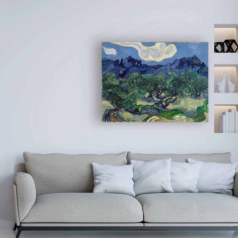 Vincent Van Gogh 'The Olive Trees' Canvas Art