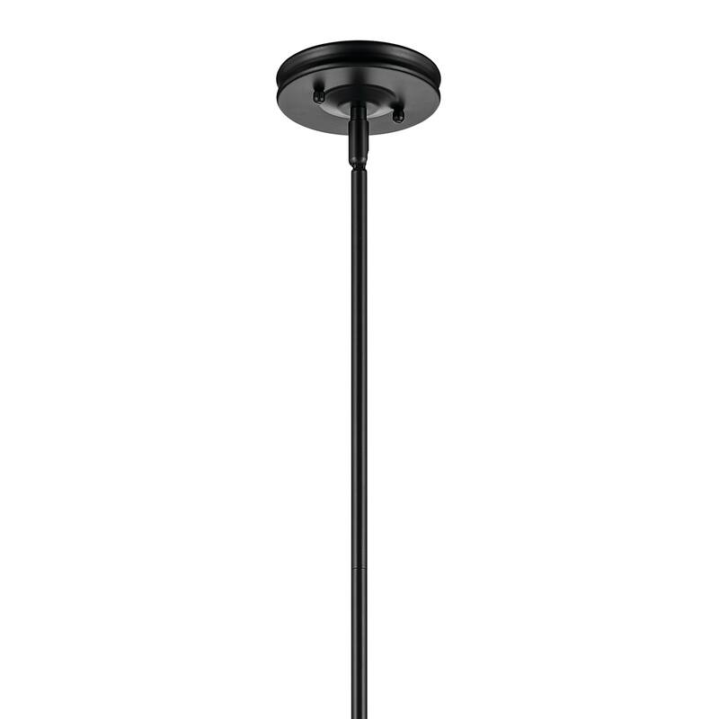 Kichler Lighting Laria 9.75 Inch 1 Light Pendant with Opal Glass in Black