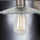 preview thumbnail 4 of 3, Luxury Vintage Bath Vanity Light, 6.5"H x 34.5"W, with Farmhouse Style, Aged Nickel, by Urban Ambiance