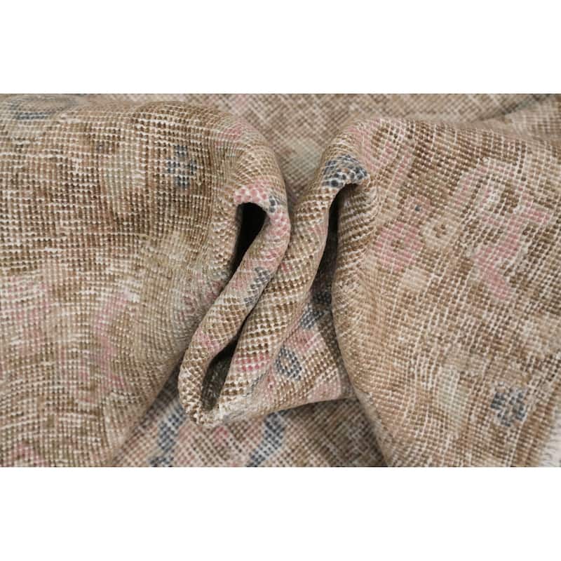 Hand Knotted Oriental 100% Wool Carpet Traditional Floral Beige & Ivories Joshaghan Area Rug - 12' 3'' X 8' 11''