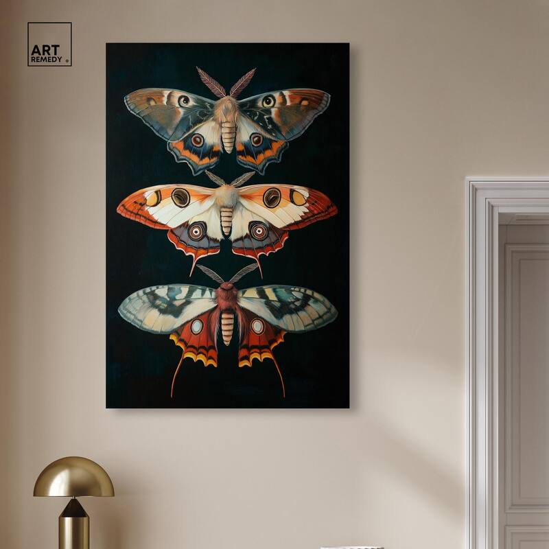 Void's Vivid Visitors Canvas by Art Remedy, Gallery Wrapped