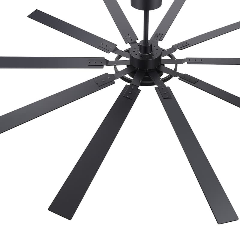 80/72/52/42-IN LED Ceiling Fan with Light Kit and Remote(5/10/12-Blade)