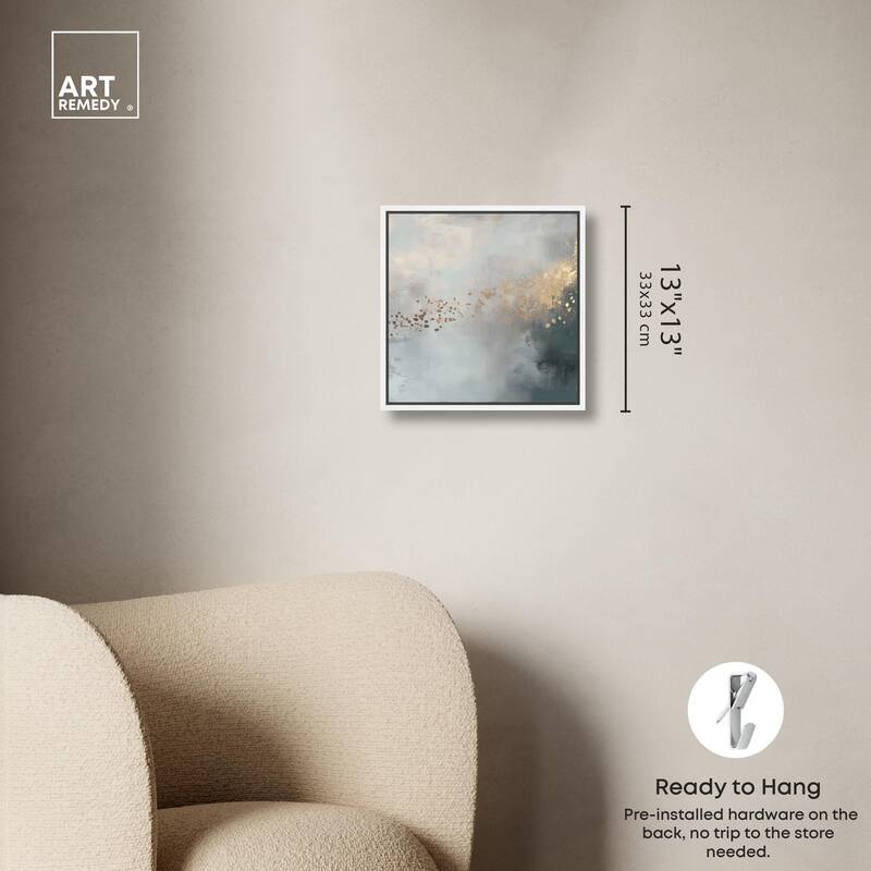Silvered Hues and Gold I Canvas by Art Remedy