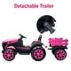 preview thumbnail 2 of 11, 12V Kids Ride On Tractor with Trailer, Battery Powered Electric Vehicles Toy